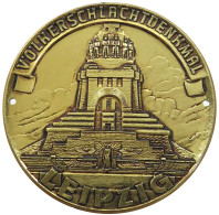 LEIPZIG MEDAILLE  VÖLKERSCHLACHT DENKMAL LEIPZIG #sm01 0231 - Autres & Non Classés