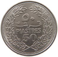 LEBANON 50 PIASTRES 1975  #a079 0385 - Líbano