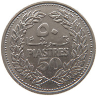 LEBANON 50 PIASTRES 1970  #a079 0401 - Libano