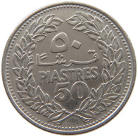 LEBANON 50 PIASTRES 1978  #a072 0185 - Líbano