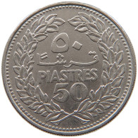 LEBANON 50 PIASTRES 1968  #a079 0383 - Liban