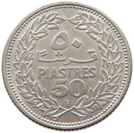 LEBANON 50 PIASTERS 1952  #a003 0449 - Liban