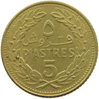 LEBANON 5 PIASTRES 1970  #a080 0707 - Liban