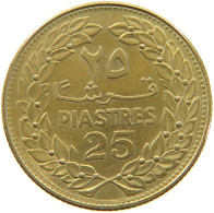 LEBANON 25 PIASTRES 1972  #a047 0189 - Libanon