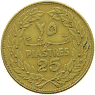 LEBANON 25 PIASTRES 1972  #a081 0057 - Liban