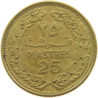 LEBANON 25 PIASTRES 1970  #a081 0125 - Liban