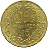 LEBANON 25 PIASTRES 1972  #a081 0059 - Líbano