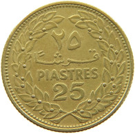 LEBANON 25 PIASTRES 1969  #a081 0127 - Liban