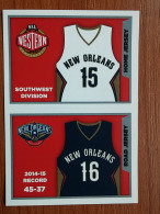 ST 21 - NBA SEASONS 2015-16, Sticker, Autocollant, PANINI, No 248 Home Jersey New Orleans Pelicans - Books