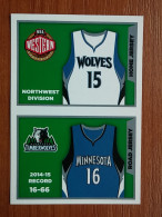 ST 21 - NBA SEASONS 2015-16, Sticker, Autocollant, PANINI, No 287 Home Jersey Minnesota Timberwolves - Libros