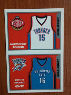 ST 21 - NBA SEASONS 2015-16, Sticker, Autocollant, PANINI, No 300 Home Jersey Oklahoma City Thunder - Livres