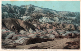 Californie - Furnace Creek Wash,The Entrance To Death Valley, California - Not Published Post Card - Death Valley