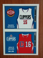 ST 22 - NBA SEASONS 2015-16, Sticker, Autocollant, PANINI, No 352 Home Jersey Los Angeles Clippers - Books