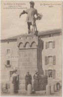 CHATEAUNEUF-de-RANDON  La Statue De Duguesclin érigée Sur La Place - Chateauneuf De Randon