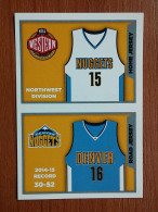 ST 24 - NBA SEASONS 2015-16, Sticker, Autocollant, PANINI, No 274 Home Jersey Denver Nuggets - Bücher