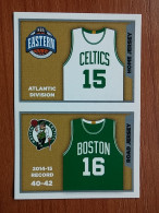 ST 24 - NBA SEASONS 2015-16, Sticker, Autocollant, PANINI, No 14 Home Jersey Boston Celtics - Bücher