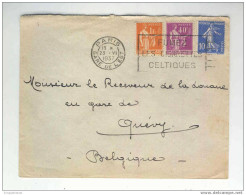 FRANCE 2 Lettres Cachets Cigarettes GITANES Et CELTIQUES 1937/39 TP Semeuses Et Paix   --  EE861 - Tabak