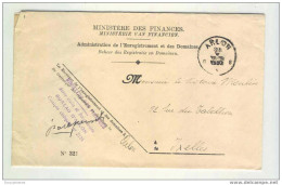 Lettre De Service En FRANCHISE ARLON 1930 Vers Le Notaire Moulin à IXELLES     --  EE417 - Franchigia