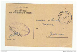 Carte De Service En FRANCHISE PALISEUL 1946 Vers Le Notaire Moreau à GEDINNE   --  EE407 - Franchigia