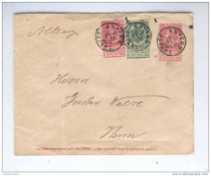Enveloppe Fine Barbe 10 C + Divers TP ANVERS 1902 Vers Allemagne - TARIF 25 C  --  GG997 - Covers