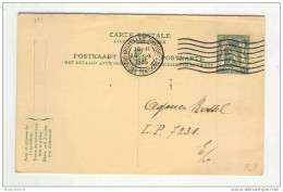Entier Postal 35 C Sceau De L'Etat Avec Réponse TRILINGUE BRUXELLES 1935 - Circulée Dans Les 2 Sens   --  GG968 - Briefkaarten 1934-1951