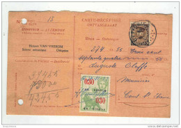 Carte Récépissé Képi OTTIGNIES 1933l - Entete Van Vrekom , Scierie Mécanique  --  GG653 - 1931-1934 Quepis