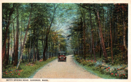 Massachusetts - Betty Spring Road - Gardner, Mass. Old Car - Autres & Non Classés