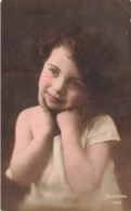 ENFANTS - Portrait D'une Petite Fille - Mimosa - Fantaisie - Colorisé - Carte Postale Ancienne - Portretten