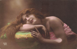 FANTAISIES - Femme - Dix - Portrait D'une Femme - Colorisé - Carte Postale Ancienne - Mujeres