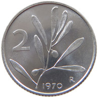 ITALY 2 LIRE 1970  #s069 0721 - 2 Lire