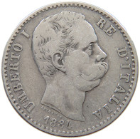 ITALY 2 LIRE 1884 Umberto I (1878-1900) #t159 0067 - 1878-1900 : Umberto I.