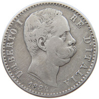 ITALY 2 LIRE 1884 Umberto I (1878-1900) #t148 0191 - 1878-1900 : Umberto I