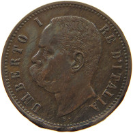 ITALY 2 CENTESIMI 1898 R UMBERTO I. 1878-1900 #a093 0581 - 1878-1900 : Umberto I.