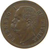 ITALY 2 CENTESIMI 1897 R UMBERTO I. 1878-1900 #c006 0041 - 1878-1900 : Umberto I