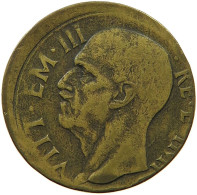 ITALY 10 CENTESIMI 1940 Vittorio Emmanuele III. (1900-1946) OFF-CENTER #t064 0059 - 1900-1946 : Vittorio Emanuele III & Umberto II