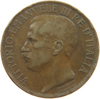 ITALY 10 CENTESIMI 1911 Vittorio Emanuele III. (1900 - 1946) #s075 0353 - 1900-1946 : Vittorio Emanuele III & Umberto II