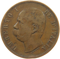 ITALY 10 CENTESIMI 1893 R UMBERTO I. 1878-1900 #s077 0131 - 1878-1900 : Umberto I.