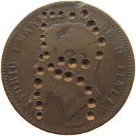 ITALY 10 CENTESIMI 1866 Vittorio Emanuele II. 1861 - 1878 ENGRAVED R #c002 0295 - 1861-1878 : Vittoro Emanuele II