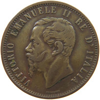 ITALY 10 CENTESIMI 1866 N Vittorio Emanuele II. 1861 - 1878 #a065 0549 - 1861-1878 : Vittoro Emanuele II