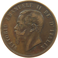 ITALY 10 CENTESIMI 1866 N Vittorio Emanuele II. 1861 - 1878 #c059 0133 - 1861-1878 : Vittoro Emanuele II