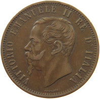 ITALY 10 CENTESIMI 1866 M Vittorio Emanuele II. 1861 - 1878 #s076 0561 - 1861-1878 : Vittoro Emanuele II