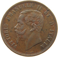 ITALY 10 CENTESIMI 1866 M Vittorio Emanuele II. 1861 - 1878 #a094 0863 - 1861-1878 : Vittoro Emanuele II