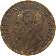 ITALY 10 CENTESIMI 1866 H Vittorio Emanuele II. 1861 - 1878 #s022 0183 - 1861-1878 : Vittoro Emanuele II