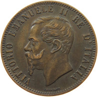 ITALY 10 CENTESIMI 1863 Vittorio Emmanuele II. (1861-1878) #t145 0309 - 1861-1878 : Vittoro Emanuele II