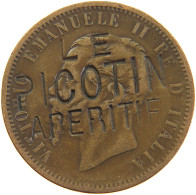 ITALY 10 CENTESIMI  Vittorio Emanuele II. 1861 - 1878 Le Picotin Aperitif #t016 0335 - 1861-1878 : Vittoro Emanuele II