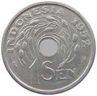 INDONESIA SEN 1952  #s069 0495 - Indonésie