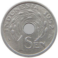 INDONESIA SEN 1952  #s069 0493 - Indonésie