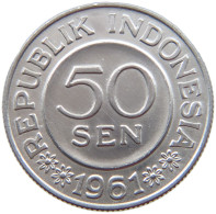 INDONESIA 50 SEN 1961  #s064 0217 - Indonesia