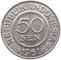 INDONESIA 50 SEN 1961  #s019 0127 - Indonésie