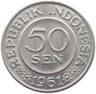 INDONESIA 50 SEN 1961  #s068 0823 - Indonesia